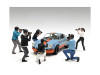 Photographers 6 piece Figure Set for 1/24 Scale Models American Diorama 25301-25302-25303-25304-25305-25306