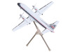 Saab 340A Commercial Aircraft Delta Connection - Business Express Airlines N749BA White with Dark Blue and Red Stripes Gemini 200 Series 1/200 Diecast Model GeminiJets G2GAA1345