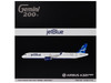 Airbus A321neo Commercial Aircraft JetBlue Airways N2180J White with Blue Tail Gemini 200 Series 1/200 Diecast Model GeminiJets G2JBU1336
