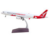 Airbus A321P2F Commercial Aircraft Qantas Freight - Santa’s Freight VH-XF4 White with Graphics and Red Tail Gemini 200 Series 1/200 Diecast Model GeminiJets G2QFA1477