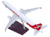 Airbus A321P2F Commercial Aircraft Qantas Freight - Santa’s Freight VH-XF4 White with Graphics and Red Tail Gemini 200 Series 1/200 Diecast Model GeminiJets G2QFA1477