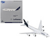 Boeing 747-8I Commercial Aircraft Lufthansa D-ABYA White with Dark Blue Tail 1/400 Diecast Model GeminiJets GJ2209