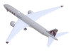 Boeing 777-9 Commercial Aircraft Qatar Airways A7-BKA Gray with Dark Red Tail Graphics 1/400 Diecast Model GeminiJets GJ2278