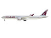 Boeing 777-9 Commercial Aircraft Qatar Airways A7-BKA Gray with Dark Red Tail Graphics 1/400 Diecast Model GeminiJets GJ2278