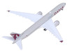 Boeing 777-9 Commercial Aircraft Qatar Airways A7-BKA Gray with Dark Red Tail Graphics 1/400 Diecast Model GeminiJets GJ2278
