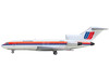 Boeing 727-100 Commercial Aircraft United Airlines - Saul Bass Livery N7001U White with Stripes 1/400 Diecast Model GeminiJets GJ2349