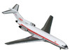Boeing 727-100 Commercial Aircraft Trans World Airlines N851TW White with Red Stripes 1/400 Diecast Model GeminiJets GJ2353