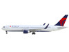 Boeing 767-300ER Commercial Aircraft Delta Air Lines N199DN White with Red and Blue Tail 1/400 Diecast Model GeminiJets GJ2363