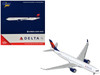 Airbus A330-900 Commercial Aircraft Delta Air Lines N408DX White with Red and Blue Tail 1/400 Diecast Model GeminiJets GJ2374