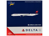 Airbus A330-900 Commercial Aircraft Delta Air Lines N408DX White with Red and Blue Tail 1/400 Diecast Model GeminiJets GJ2374
