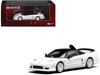 Honda NSX R GT RHD Right Hand Drive Championship White with Black Top Intern 64 Series 1/64 Diecast Model Car MotorHelix M65521