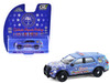 2022 Ford Police Interceptor Utility Miami Police Department Hispanic Heritage Month Blue with Graphics Hobby Exclusive Series 1/64 Diecast Model Car Greenlight 30554