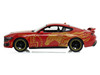 2024 Ford Mustang Dark Horse Chinese Zodiac 2026 Year of the Horse Red with Gold Graphics Hobby Exclusive Series 1/64 Diecast Model Car Greenlight GL30576
