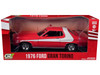 1976 Ford Gran Torino Red with White Graphics Hollywood Greatest Hits Series 1/24 Diecast Model Car Greenlight 84221