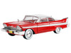 1958 Plymouth Fury Red with White Top and Red Interior Hollywood Greatest Hits Series 1/24 Diecast Model Car Greenlight 84222