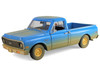 1971 Chevrolet C 10 Pickup Truck Blue Dirty Version Hollywood Greatest Hits Series 1/24 Diecast Model Car Greenlight 84223