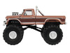 1978 Ford F 350 Monster Truck with 66 Inch Tires BFT Brown Two Tone Kings of Crunch Series 1/43 Diecast Model Car Greenlight 88051