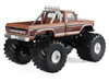 1978 Ford F 350 Monster Truck with 66 Inch Tires BFT Brown Two Tone Kings of Crunch Series 1/43 Diecast Model Car Greenlight 88051