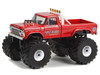 1978 Ford F 250 Monster Truck with 66 Inch Tires First Blood Red Kings of Crunch Series 1/43 Diecast Model Car Greenlight 88052