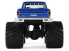 1976 Ford F 250 Monster Truck Garbage Pail Kids 40th Anniversary Buck Truck Blue Metallic with Graphics Kings of Crunch Series 1/43 Diecast Model Car Greenlight 88062