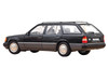1990 Mercedes-Benz 300 DT-Model S124 Blue Black Metallic 1/18 Diecast Model Car Norev 183960