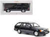 1990 Mercedes-Benz 300 DT-Model S124 Blue Black Metallic 1/18 Diecast Model Car Norev 183960