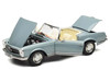 1963 Mercedes-Benz 230 SEL Horizon Blue with Cream Interior 1/18 Diecast Model Car Norev 183992