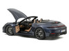 2024 Porsche 911 Carrera S Cabriolet Yachting Blue Metallic 1/18 Diecast Model Car Norev 187180