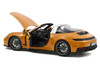 2024 Porsche 911 Targa Bahama Yellow with Black Stripes 1/18 Diecast Model Car Norev 187190