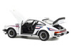 1980 Porsche 911 Turbo 3.3 White with Blue and Red Graphics 1/18 Diecast Model Car Norev 187668