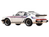 1980 Porsche 911 Turbo 3.3 White with Blue and Red Graphics 1/18 Diecast Model Car Norev 187668