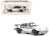 1980 Porsche 911 Turbo 3.3 White with Blue and Red Graphics 1/18 Diecast Model Car Norev 187668