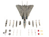 Grumman F 14A Tomcat Fighter Aircraft VF 41 Black Aces USS Nimitz Gulf of Sidra 1981 United States Navy 1/72 Diecast Model JC Wings JCW-72-F14-017