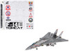 Grumman F 14B Tomcat Fighter Aircraft VF 102 Diamondbacks Operation Enduring Freedom 2001 United States Navy 1/72 Diecast Model JC Wings JCW-72-F14-024