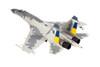 Sukhoi Su 27 Flanker Aircraft Ukraine War 2023 Ukrainian Air Forces 1/72 Diecast Model JC Wings JCW-72-SU27-016