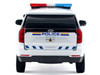 2025 Chevrolet Tahoe PPV RCMP Royal Canadian Mounted Police White with Stripes with Flashing Light Bar and Front and Rear Lights and Sounds 1/24 Diecast Model Car Motormax 79628