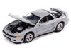 1993 Mitsubishi 3000GT VR-4 Zurich White Silver Metallic Import Legends Series 1/64 Diecast Model Car Auto World 64532-AWSP214B