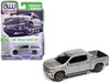2019 Chevrolet Silverado High Country Pickup Truck Silver Ice Metallic Muscle Trucks Series 1/64 Diecast Model Car Auto World 64532-AWSP215B