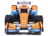 Dallara IndyCar #6 Nolan Siegel NTT Data Arrow McLaren Road Course Configuration NTT IndyCar Series 2026 1/18 Diecast Model Car IXO Models IND18048