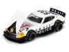 Nissan Fairlady Z RHD Right Hand Drive Kaido GT Police Black and White Designed by Jun Imai Kaido House 1/64 Diecast Model Car Mini GT KHMG208