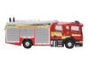 Scania Pump Ladder Fire Engine Surrey Fire and Rescue Red with Yellow Stripes 1/148 (N) Scale Diecast Model Car Oxford Diecast NSFE007