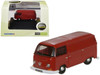 Volkswagen T2 Van Senegal Red 1/148 (N) Scale Diecast Model Car Oxford Diecast NVW005