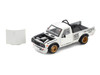 Datsun Pandem 620 Pickup Truck Rocket Bunny Racing White with Graphics 1/64 Diecast Model Car Pop Race PR640350