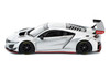 Honda NSX GT3 EVO22 Silver Metallic Brazilian Event Exclusive 1/64 Diecast Model Car Pop Race PR640445