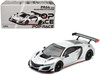 Honda NSX GT3 EVO22 Silver Metallic Brazilian Event Exclusive 1/64 Diecast Model Car Pop Race PR640445