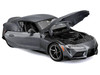 Toyota GR Supra Gray Metallic Special Edition Series 1/24 Diecast Model Car Maisto 32917GRY