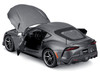 Toyota GR Supra Gray Metallic Special Edition Series 1/24 Diecast Model Car Maisto 32917GRY