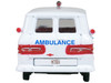 1962 Chevrolet Corvair Greenbrier AmbleWagon Ambulance White with Red Stripes 1/87 (HO) Scale Diecast Model Car Oxford Diecast 87CG61002
