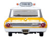 1964 Ford Country Station Wagon Central School Bus Yellow with White Top 1/87 HO Scale Diecast Model Car Oxford Diecast 87FC64002