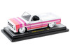 1976 GMC Sierra Grande 15 Pickup Truck White with Stripes Limited Edition to 9250 pieces Worldwide 1/24 Diecast Model Car M2 Machines 40300-140A